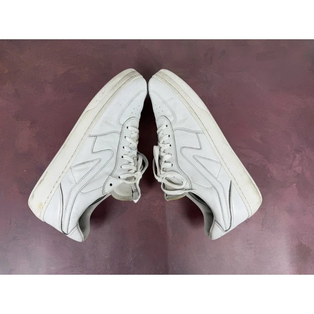 Rag &‎ Bone Mens White Leather Retro Court Low Sneakers Size EU 46 US 13